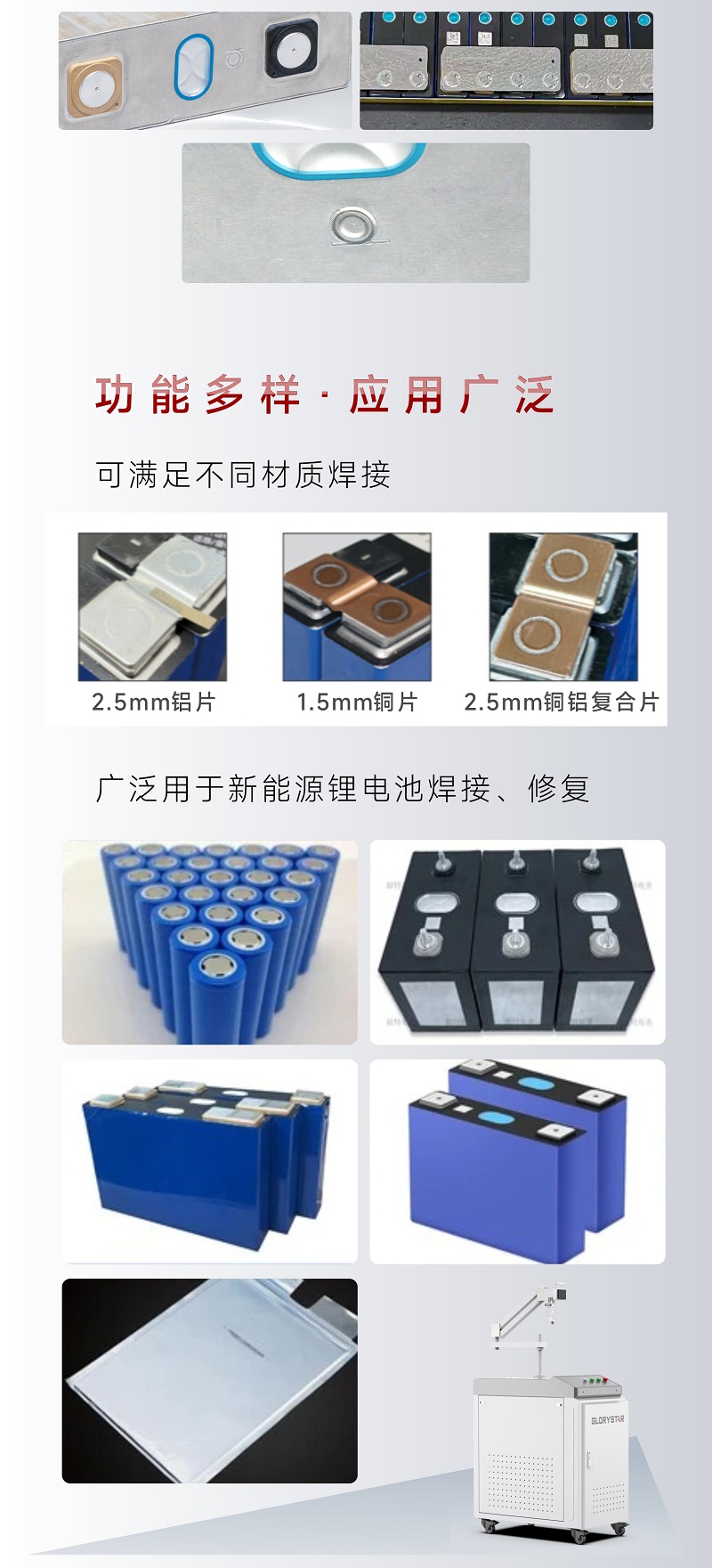 手持振鏡激光焊接機，為您提供鋰電池模組高效焊接解決方案！