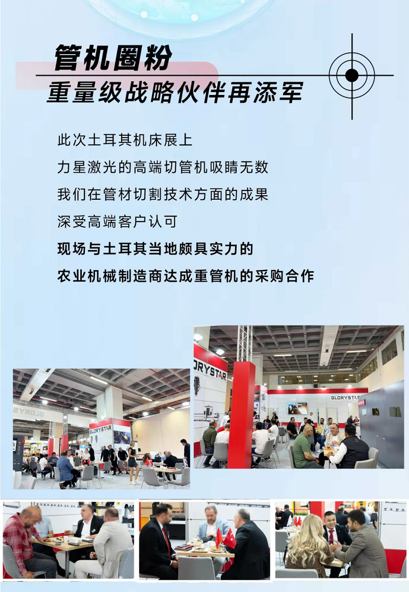 乘風(fēng)海外 完勝歸來！力星激光閃耀土耳其機(jī)床展（Maktek Eurasia2024）！
